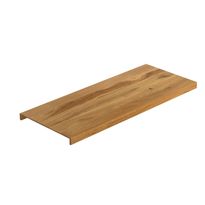 Porrasaskelma Lundbergs Premium Country 590mm kaksoisaskelma tammi öljytty eri leveylsiä