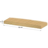 Kynnys Lundbergs 9x150x2000mm tammi lakattu, Verkkokaupan poistotuote