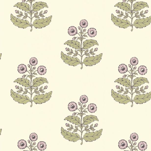 Tapetti Långelid/Von Brömssen Floret, 0.53x10.05m, non-woven