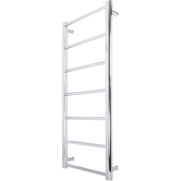 Pyyhekuivain Purmo Nevis, 1132 x 500 mm, vesikiertoinen, kromi, Verkkokaupan poistotuote