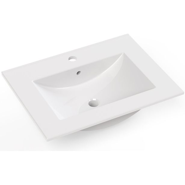 Pesuallas Polaria Noval 600, 61x46cm, valkoinen