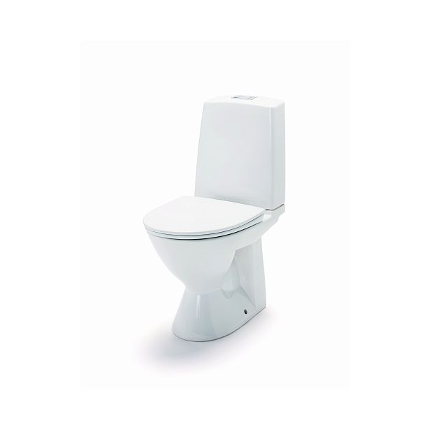 WC-istuin Ido Glow 61, kanneton, P-lukko, 2-huuhtelu