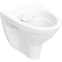 Seinä-WC-istuin IDO Glow Classic Rimfree, huuhtelukaulukseton, 49,5 cm, valkoinen, Verkkokaupan poistotuote