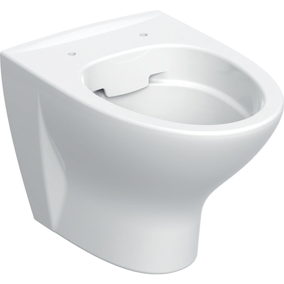 Seinä-WC-istuin IDO Glow Style Rimfree, huuhtelukaulukseton, 50,5 cm, valkoinen