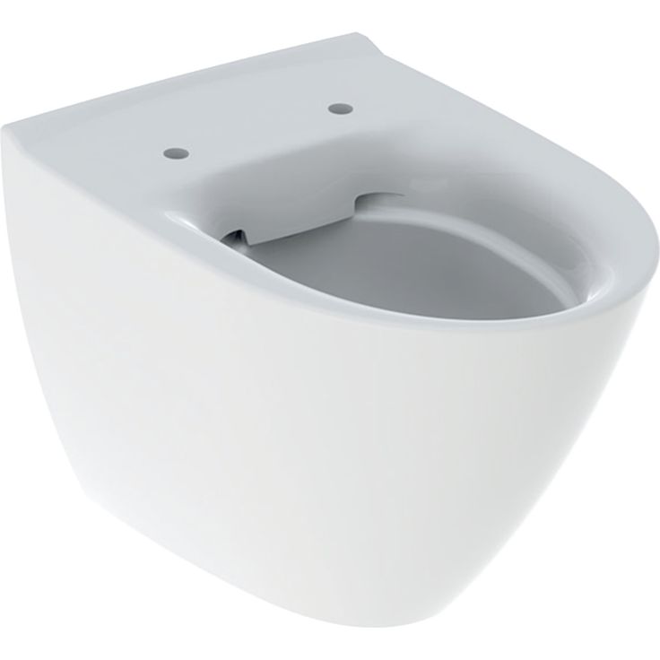 Seinä-WC-istuin IDO Glow Art Rimfree, huuhtelukaulukseton, 52 cm, valkoinen