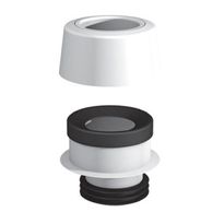 WC-mansetti Prevex, laipalla, epäkeskeinen, 7mm