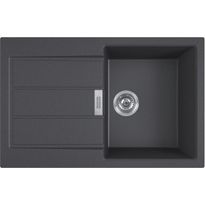 Keittiöallas Franke HS Sirius S2D 611-78, 780x500mm, Tectonite, musta