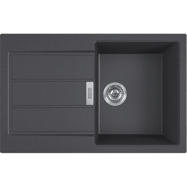Keittiöallas Franke HS Sirius S2D 611-78, 780x500mm, Tectonite, musta