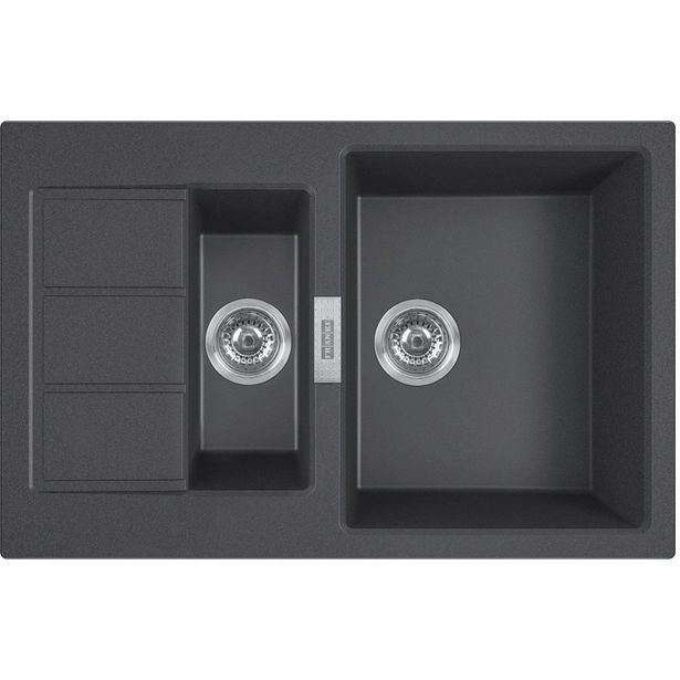 Keittiöallas Franke HS Sirius S2D 651-78, 780x500mm, Tectonite, musta