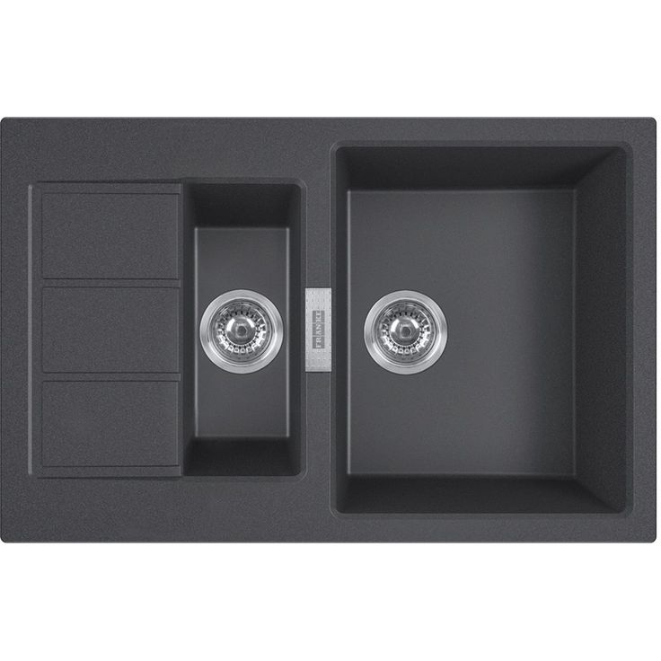 Keittiöallas Franke Sirius S2D 651-78, 780x500mm, Tectonite, musta