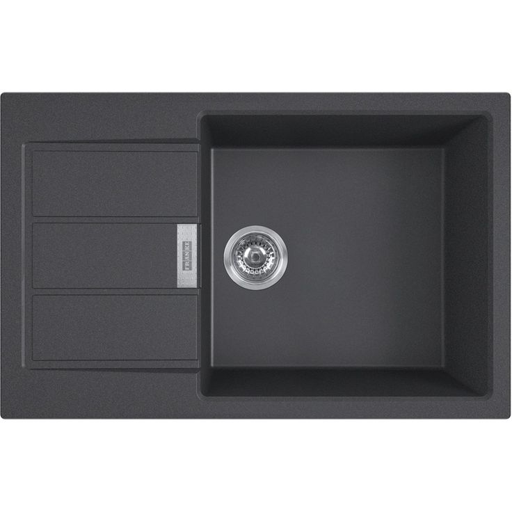Keittiöallas Franke Sirius S2D 611-78 XL, 780x500mm, Tectonite, musta