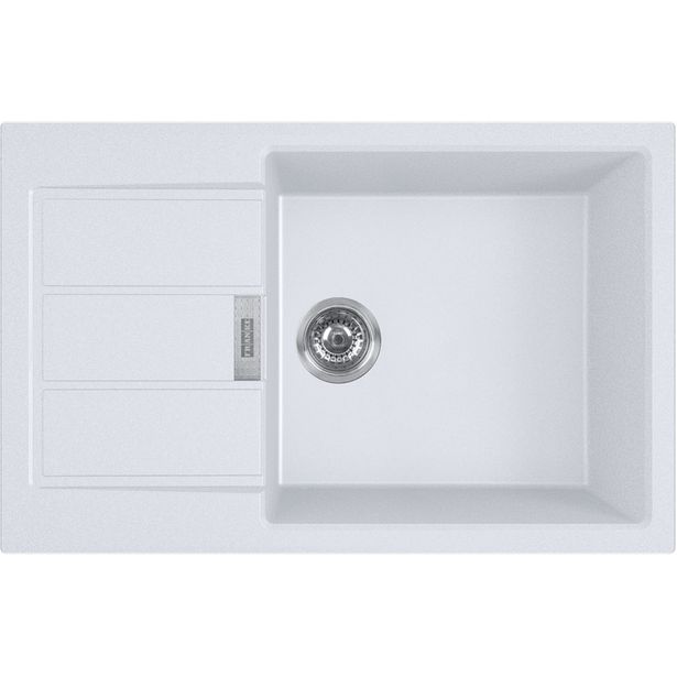 Keittiöallas Franke HS Sirius S2D 611-78 XL, 780x500mm, Tectonite, valkoinen