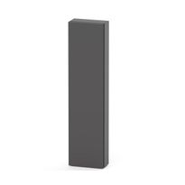 Seinäkaappi Polaria Siro 1200, 300x1200mm, harmaa, eri vaihtoehtoja