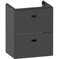 Allaslaatikosto Polaria Mille, 490x600 mm, harmaa