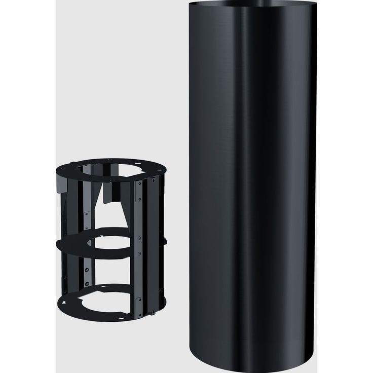 Hormin jatkokappale Franke Tube, 990mm, musta