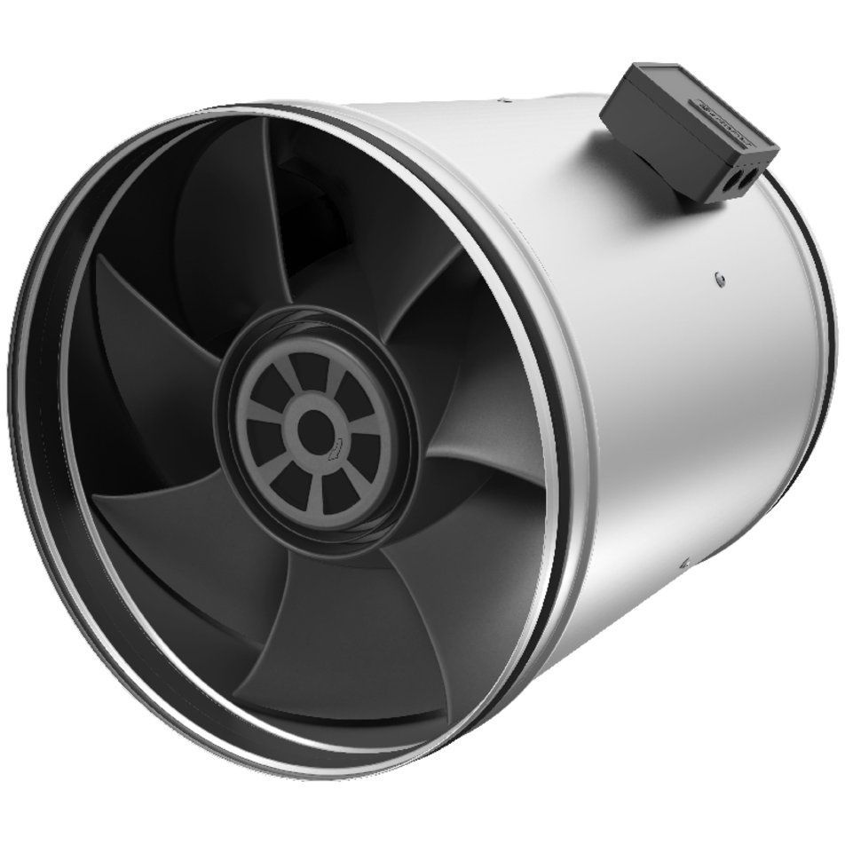 Kanavapuhallin Systemair Prio 400 EC, 3-Vaihe, sisältää potentiometrin