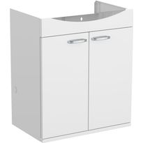Allaskaappi Polaria AK 11167, 530x620x340mm, valkoinen, Verkkokaupan poistotuote