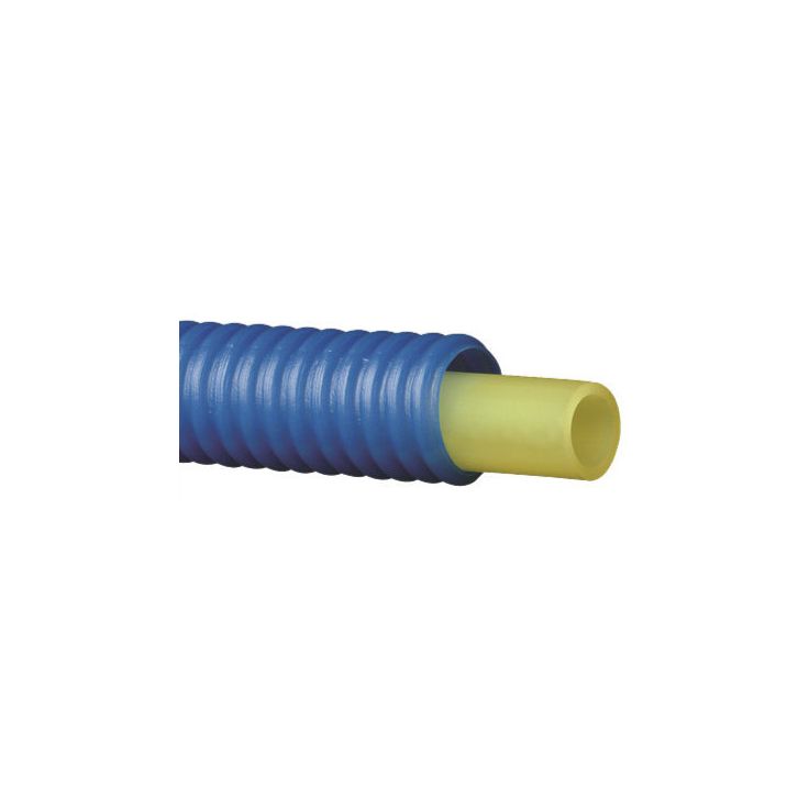 Käyttövesiputki Pex-C 15x2,5 mm sinisessä 23/28 suojaputkessa 50 m