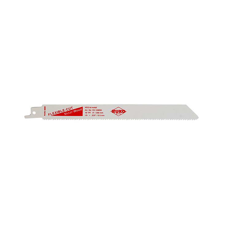 Puukkosahanterä Ruko, HSS-BI 10TPI/200mm/5kpl
