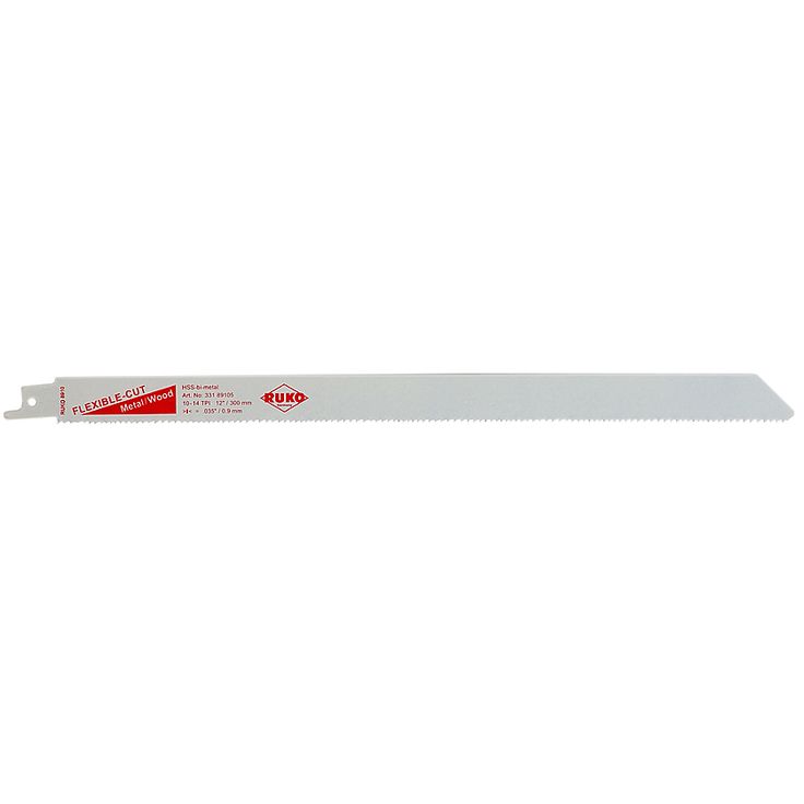 Puukkosahanterä Ruko, HSS-BI 10TPI/300mm/5kpl