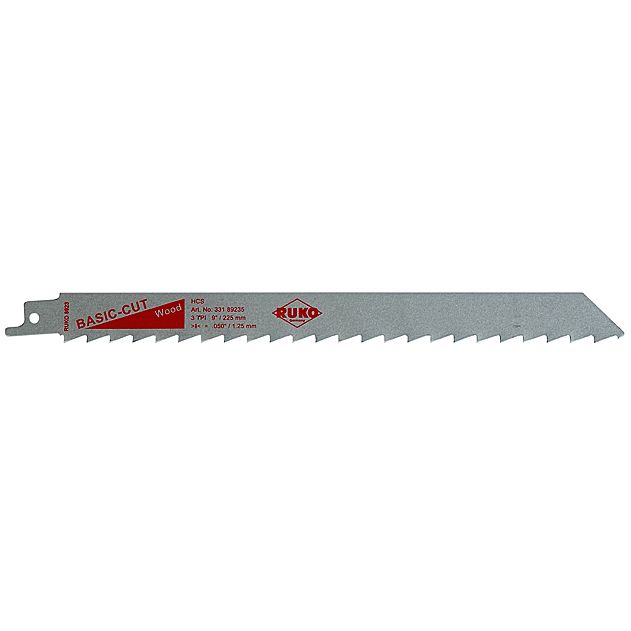 Puukkosahanterä Ruko, HCS 3TPI/225mm/5kpl