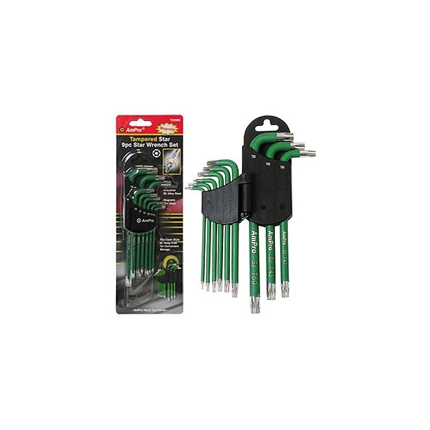 Torx-avainsarja AmPro, 9-osainen, magneetilla