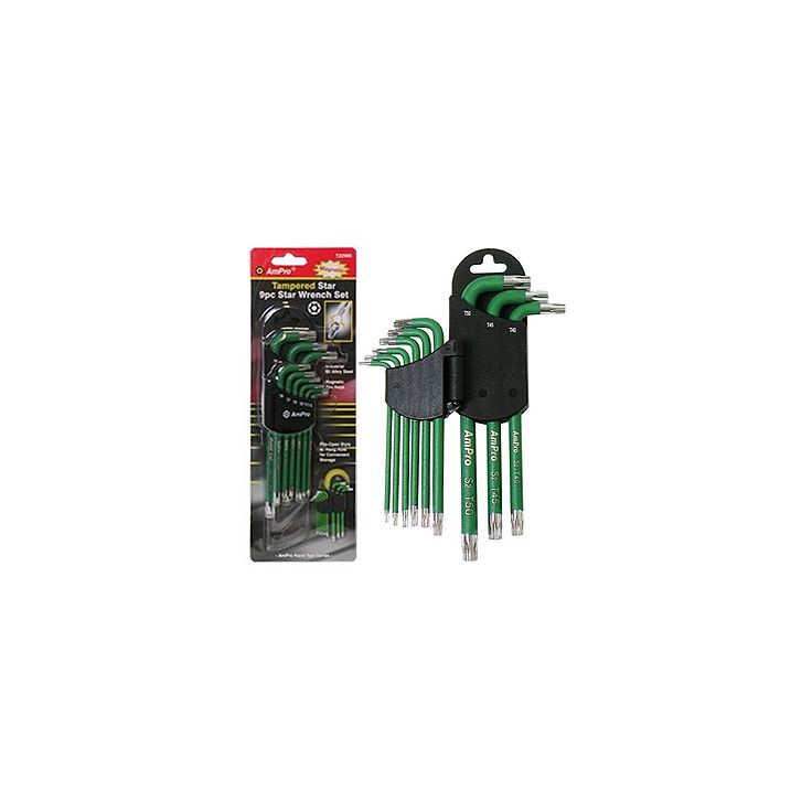 Torx-avainsarja AmPro, 9-osainen, magneetilla