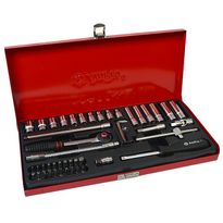 Työkalusarja AmPro, 1/4&quot;, SAE, 48-osainen
