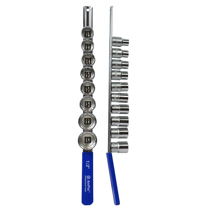 Hylsysarja AmPro, 1/2",12PT, 18-osainen, 10-32mm
