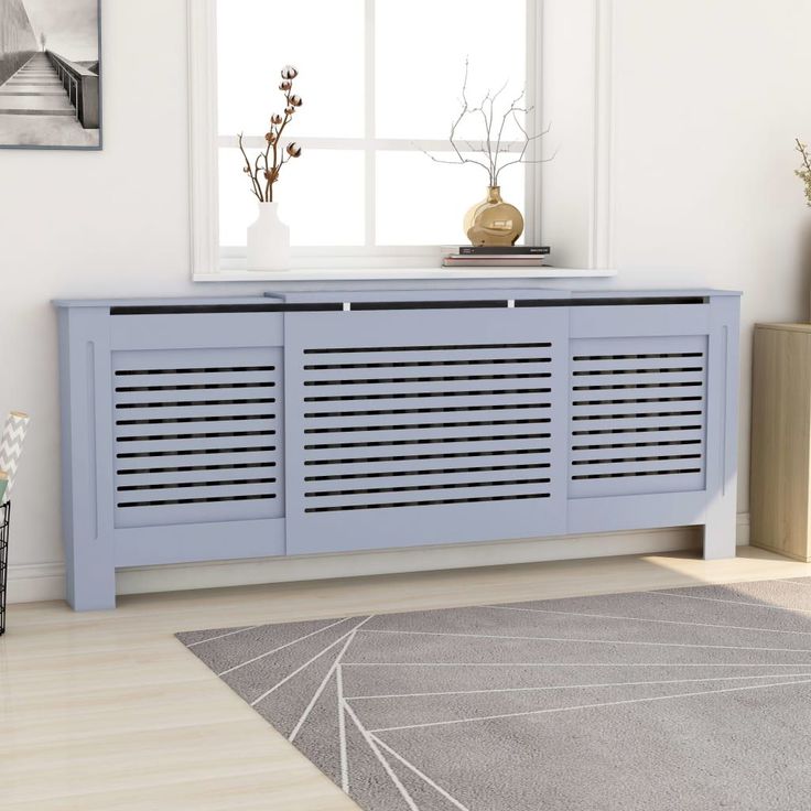 Lämpöpatterin suoja harmaa mdf 205 cm_1