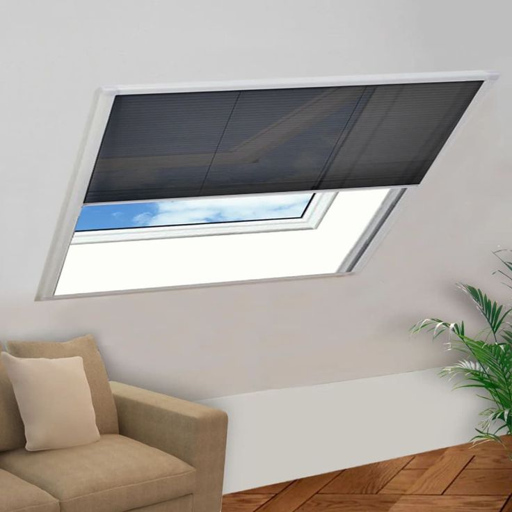 Laskostettu hyönteisverkko ikkunaan 120x120 cm alumiini_1