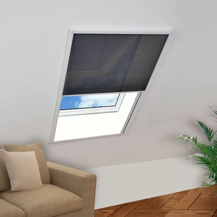 Laskostettu hyönteisverkko ikkunaan 60x80cm alumiini_1