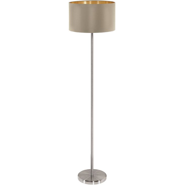 Lattiavalaisin Eglo Maserlo Ø38cm E27 ruskeanharmaa/harjattu teräs