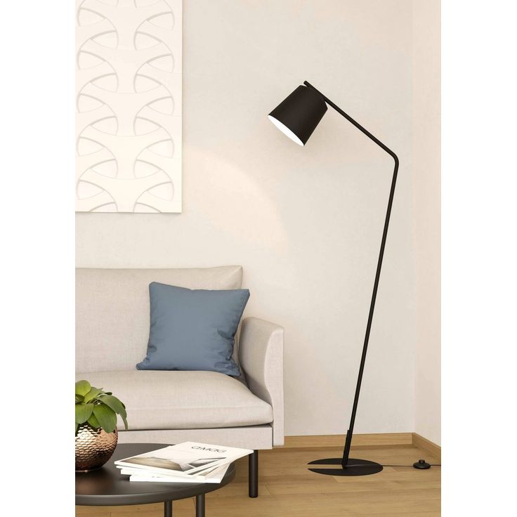 Lattiavalaisin Eglo Oneda, 40W, 160,5cm, musta
