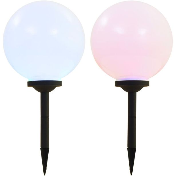 Led-aurinkokennovalaisin 2kpl väriä vaihtava pyöreä 30cm rgb_1