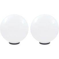 Led-pallovalaisimet 2 kpl 50 cm akryyli