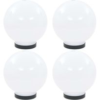 Led-pallovalaisimet 4 kpl 20 cm akryyli