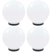 Led-pallovalaisimet 4 kpl 25 cm akryyli