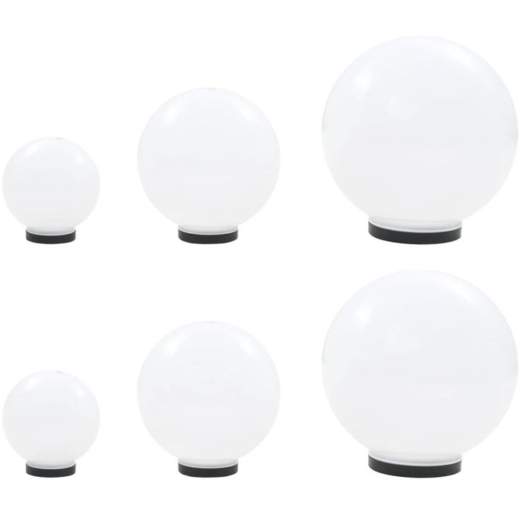 Led-pallovalaisinsarja 6 kpl 20/30/40 cm akryyli_1