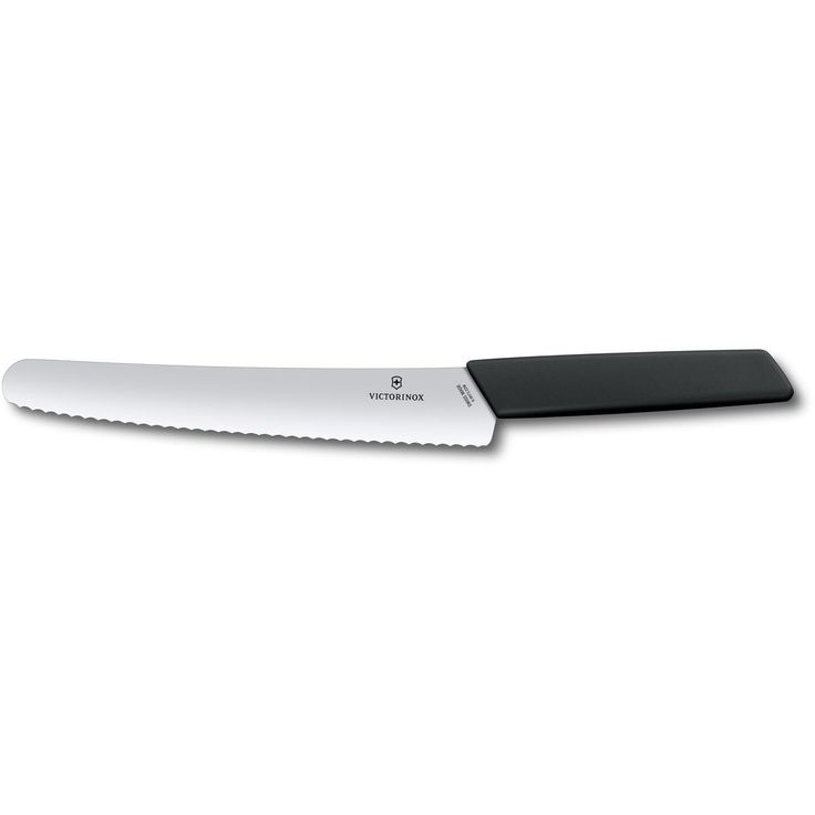 Leipäveitsi Victorinox Swiss Modern 22cm sahalaita musta