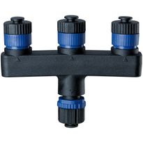 Liitosjohto Paulmann Plug &amp; Shine, T-malli, 3 valaisimelle, IP68