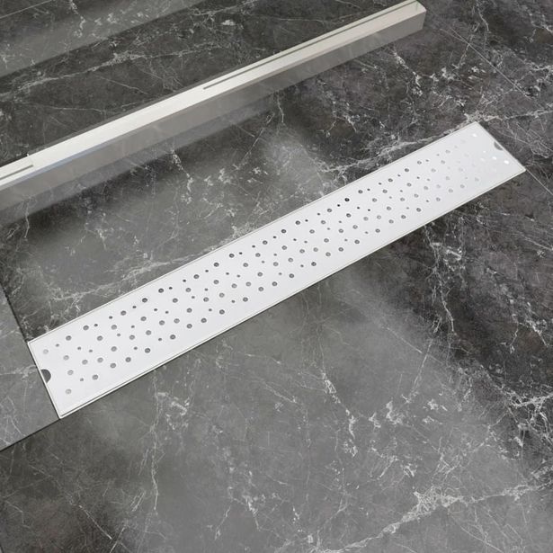 Lineaarinen Suihkukaivo Kupla 730x140mm Ruostumaton Teräs