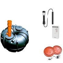 Lokasäiliöpaketti Uponor sis. umpisäiliö 5300l + täyttymishälytin + 3kpl ankkurointipaketti