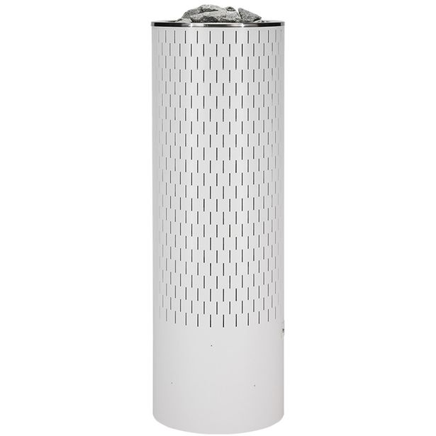 Sähkökiuas Magnum Sade, 9.0kW, 8-15m³, LED-valoilla, erillinen ohjaus, valkoinen