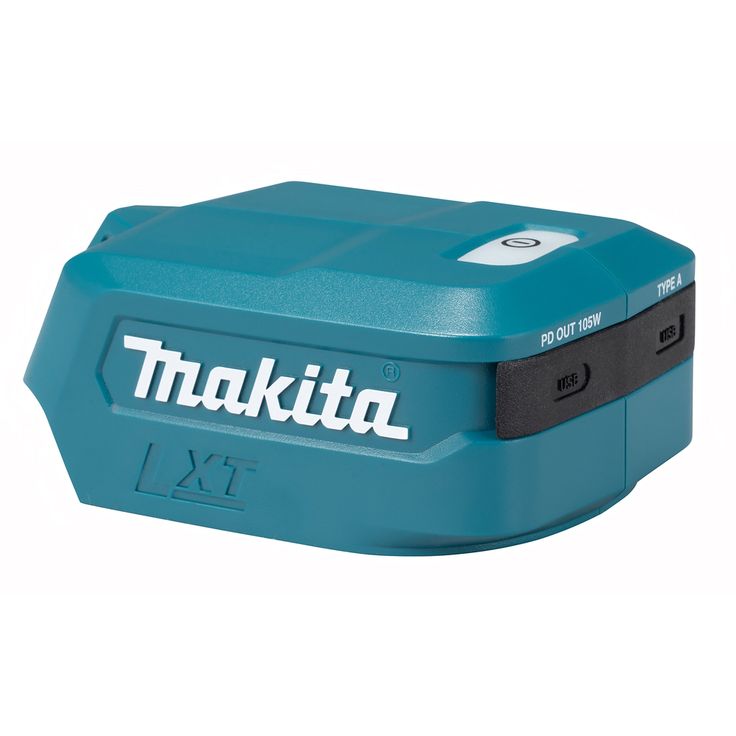 USB-akkuadapteri Makita LXT ADP15, USB-C PD ja USB-A, 14.4/18V akuille