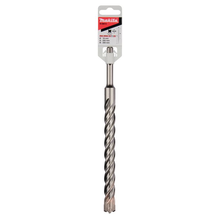 Poranterä Makita Nemesis2 B-58615, SDS-Plus, 18x250mm, 4-leikkuinen
