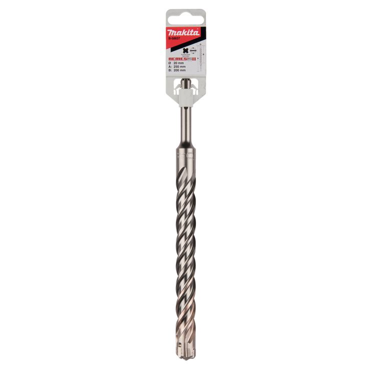 Poranterä Makita Nemesis2 B-58637, SDS-Plus, 20x250mm, 4-leikkuinen