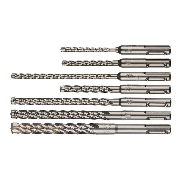 Poranteräsarja Makita Nemesis2 B-59031, SDS-Plus, 4-leikkuinen, 7 osaa