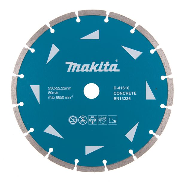 Timanttikatkaisulaikka Makita D-41610, 230x22,23x2,6mm, segmentti