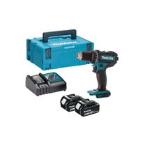 Akkuporakone Makita LXT DDF482RTJ, 62/36Nm, 18V, 2x5.0Ah akuilla + Makpac